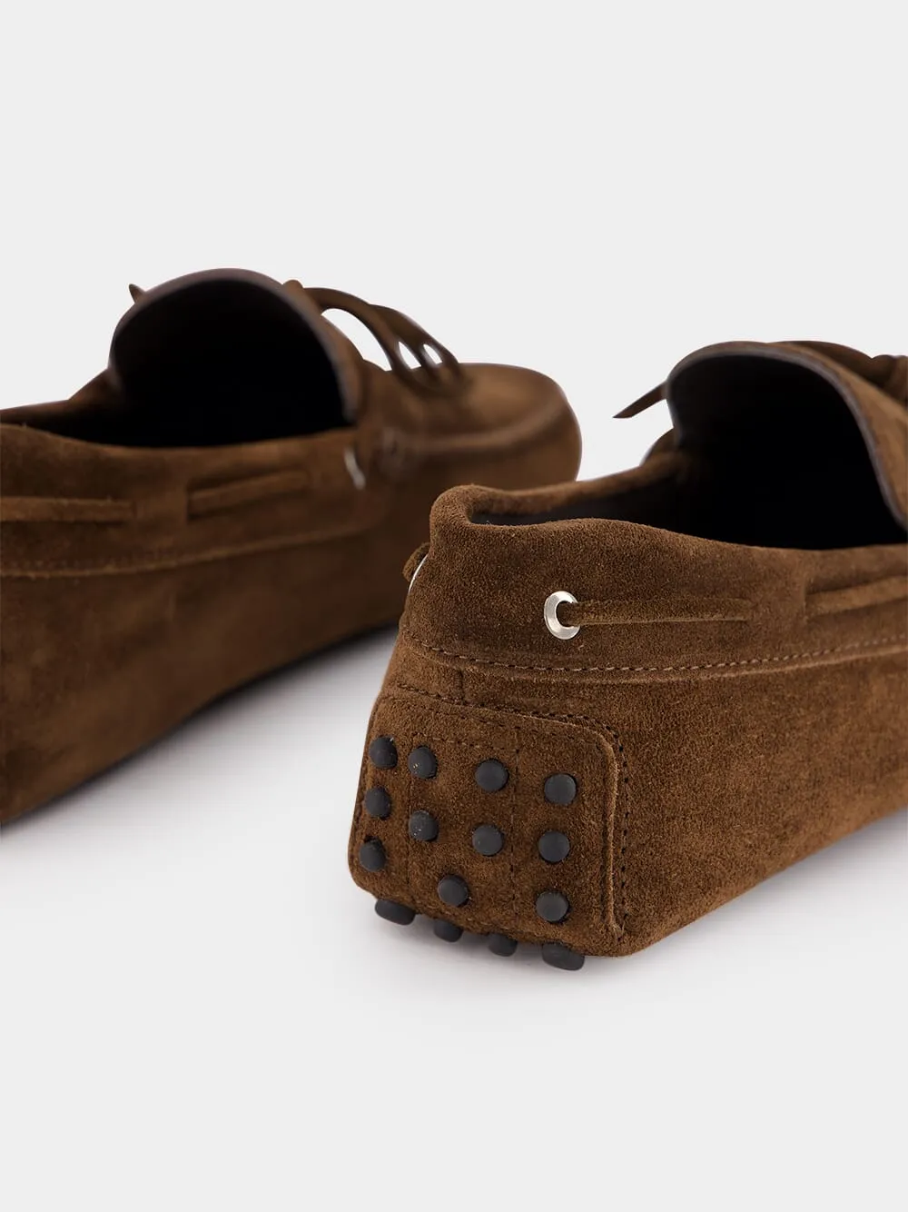 Brown Suede Driving Shoes