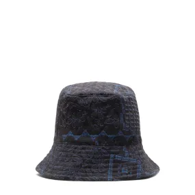 BUCKET HAT BLACK/NAVY | Bodega