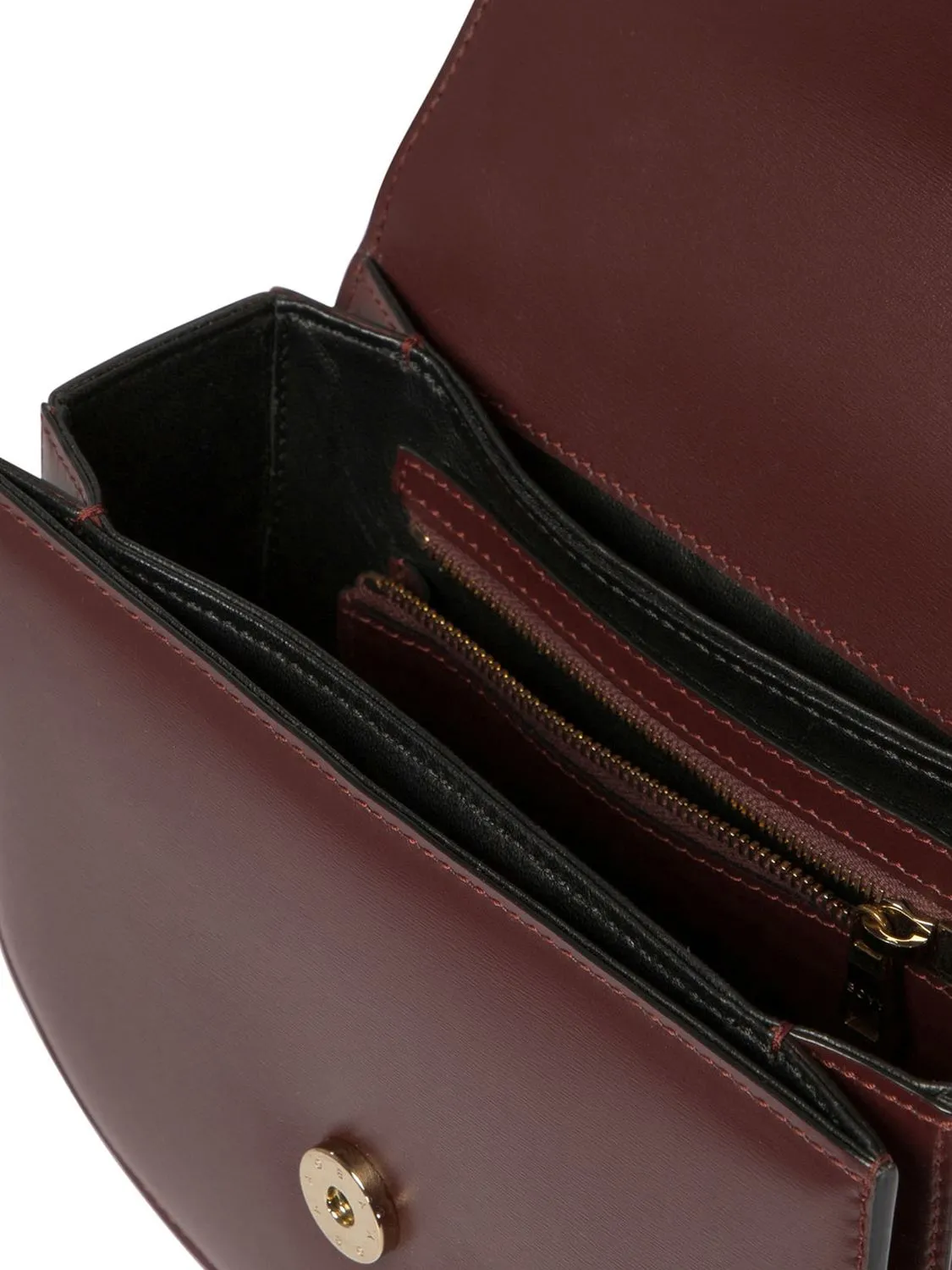 BUCKLE SADDLE SHOULDER BAG