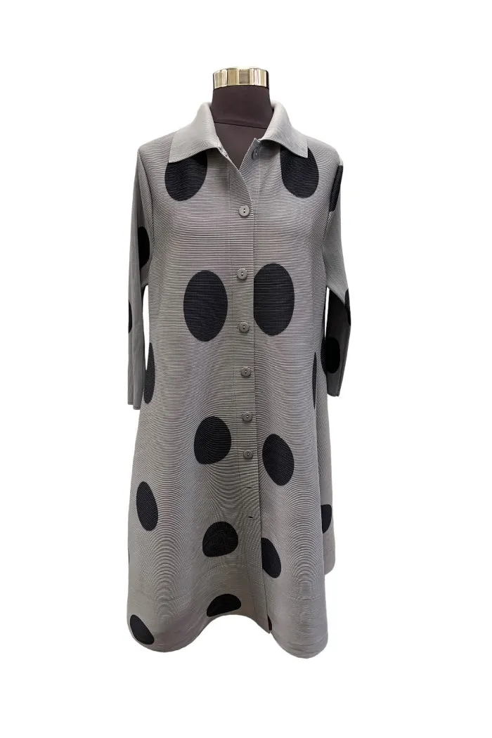 BUTTON DRESS