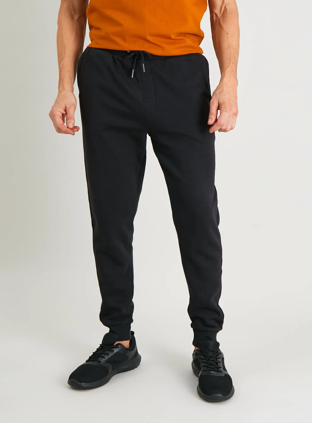 Purchase Black Cuffed Joggers L