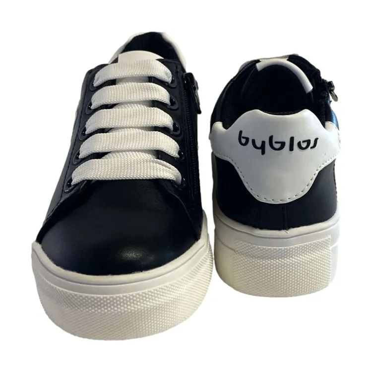 Byblos O-312 Black Platform Lace-Up Sneakers