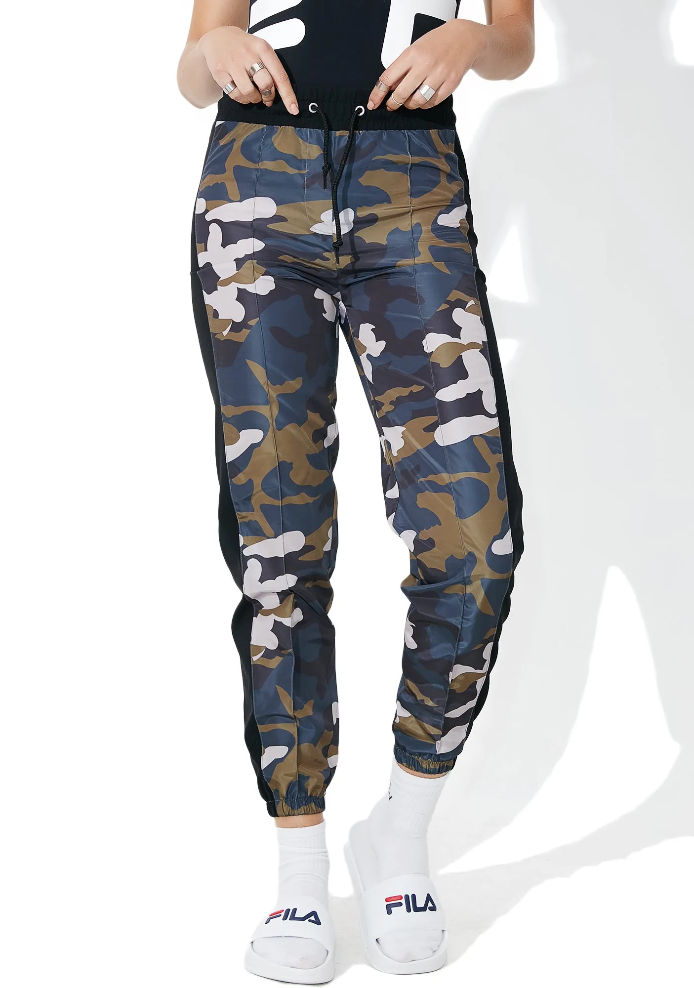 Camouflage Print Jogging Pants