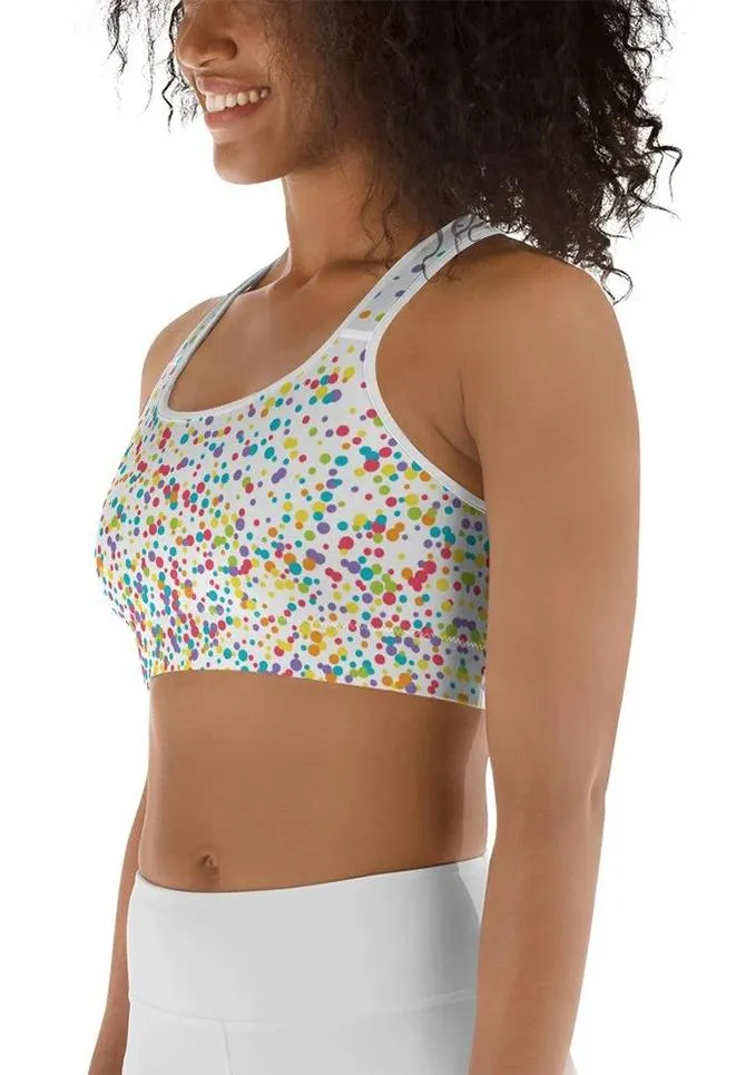 Candy Splash Ombre Sports Bra