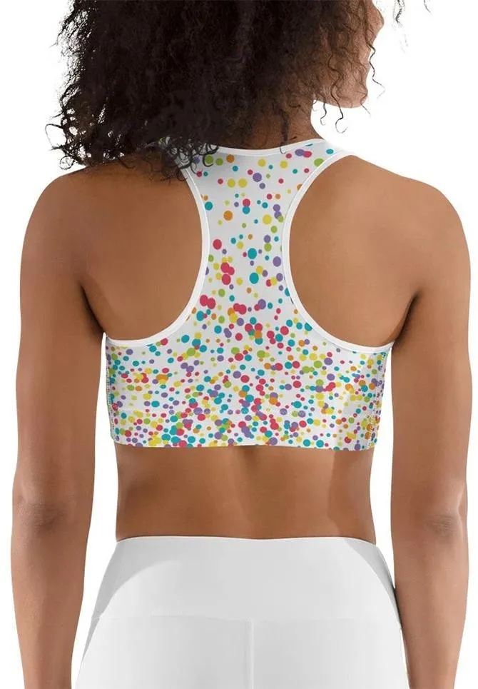 Candy Splash Ombre Sports Bra