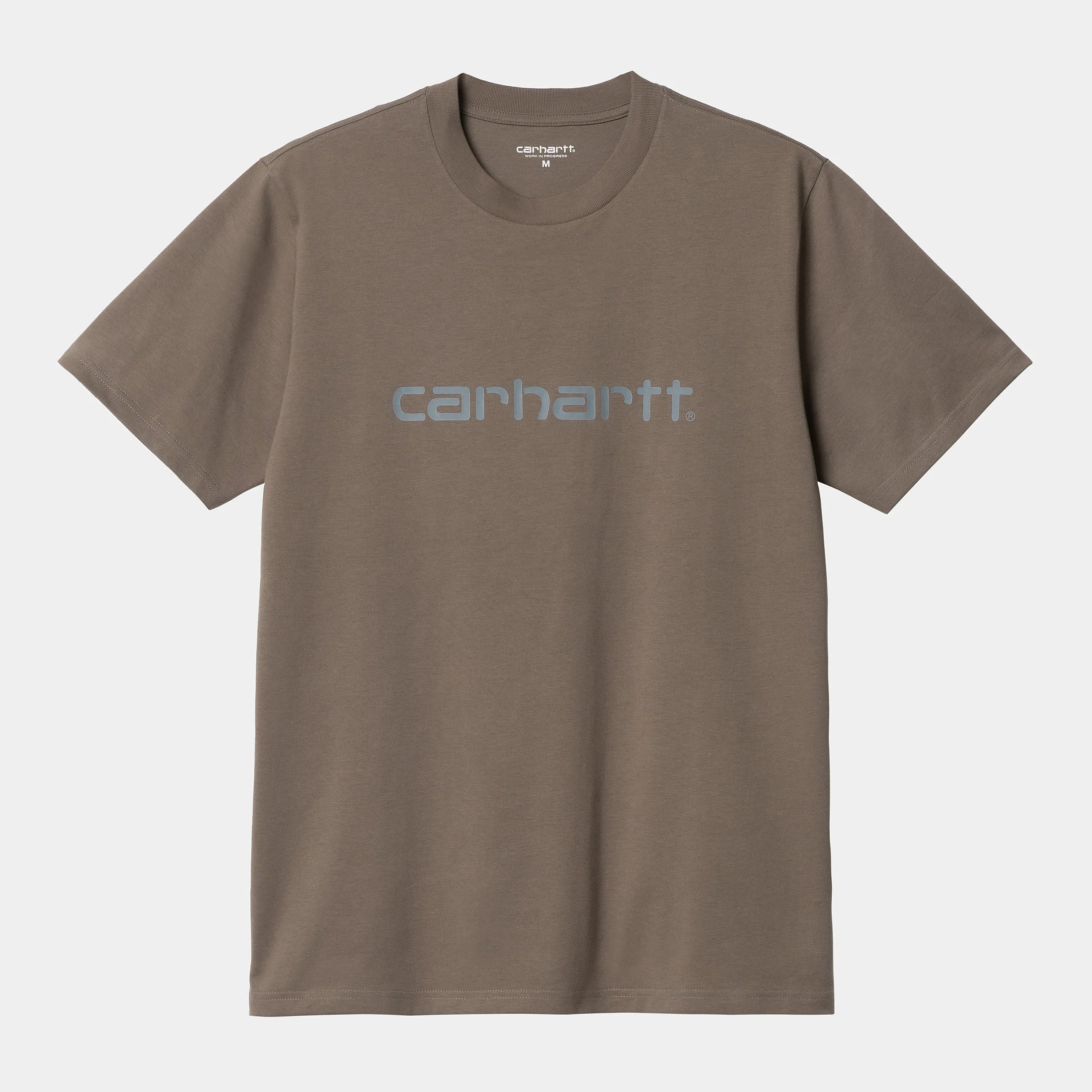 Carhartt WIP Script Tee Barista Mirror Gray