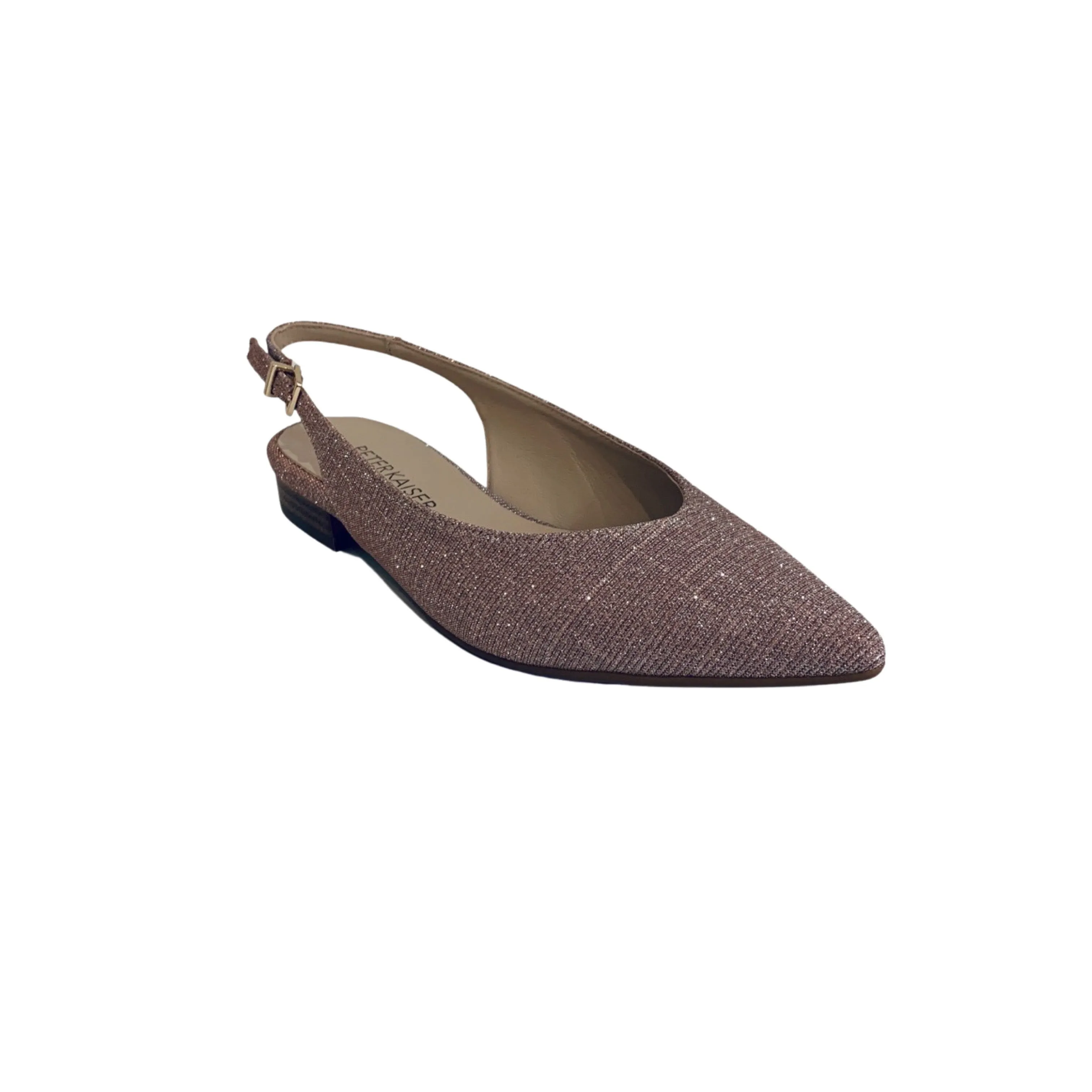 Catiana Pink Powder Shimmer Flat --> Pink Shimmer Flat Shoes