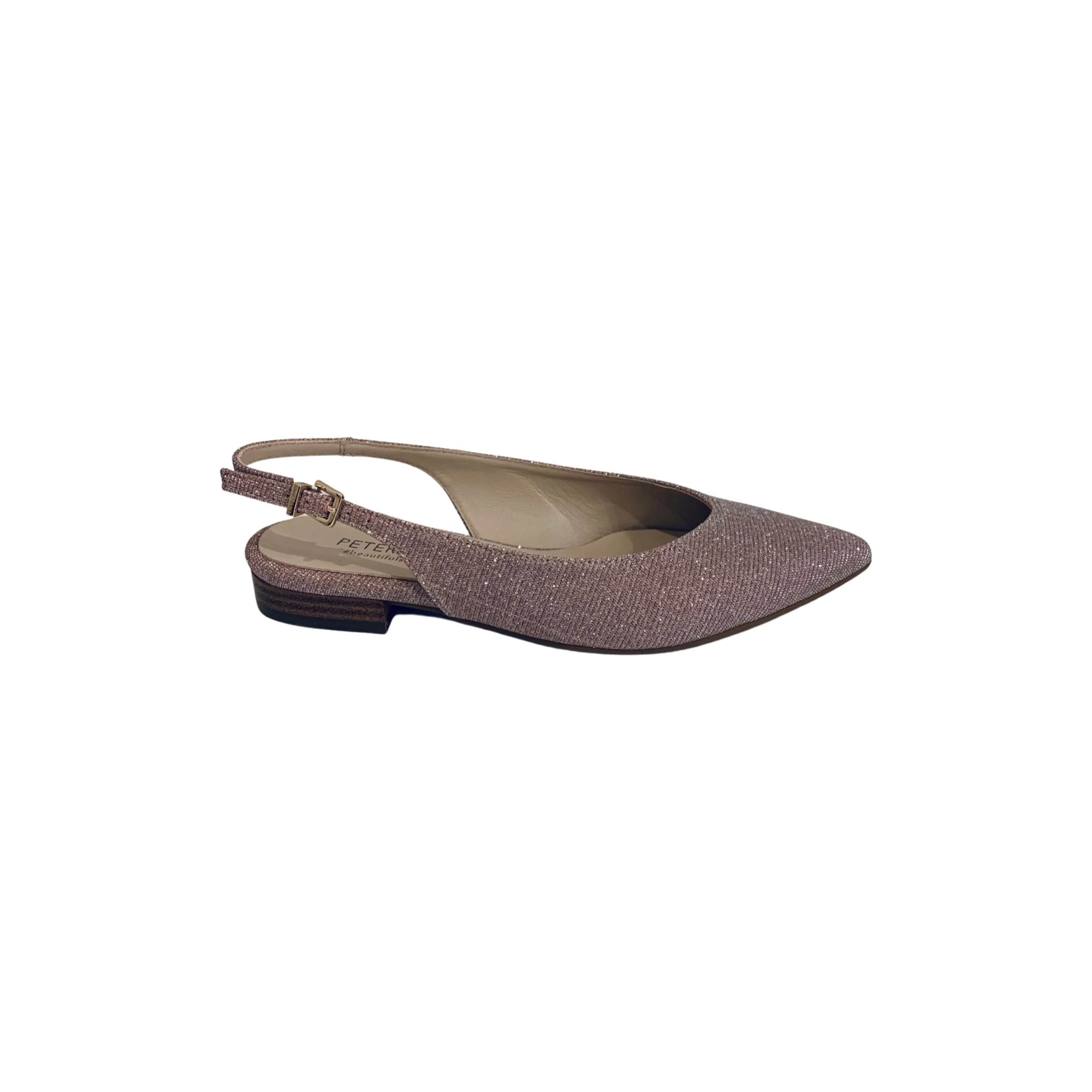 Catiana Pink Powder Shimmer Flat --> Pink Shimmer Flat Shoes