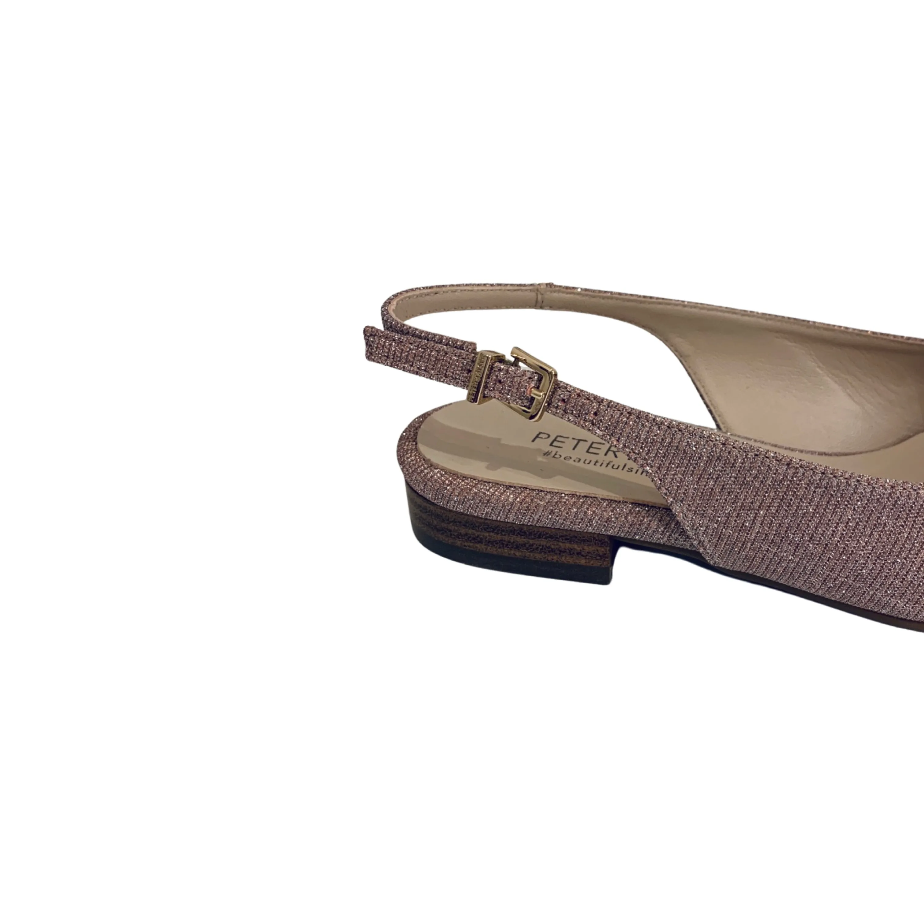 Catiana Pink Powder Shimmer Flat --> Pink Shimmer Flat Shoes