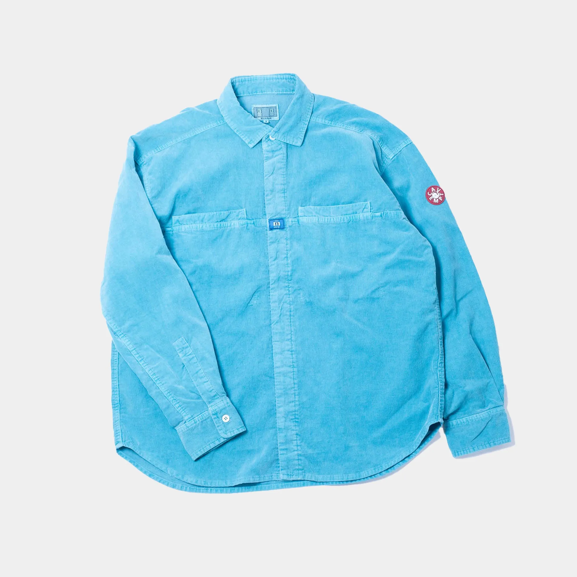 Cav Empt Overdye Cord Design Big Shirt - Green