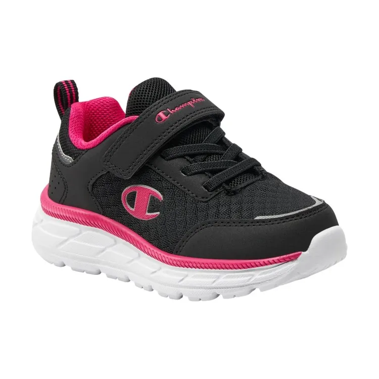 Champion Bambino Nero Rosa Sneakers