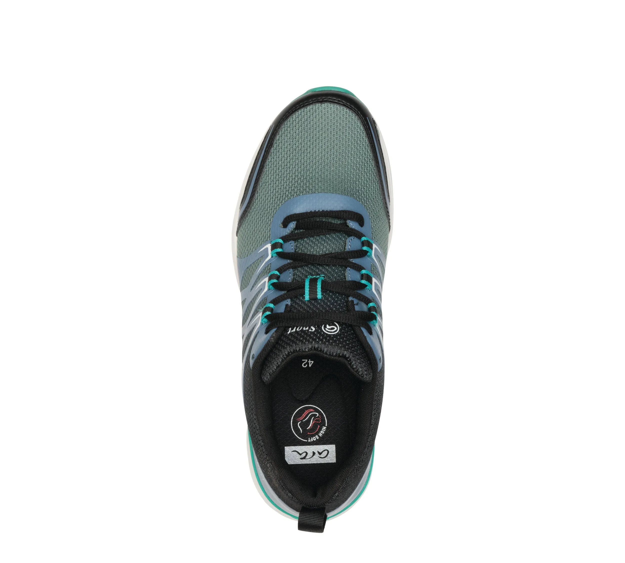 Chester Men's Lightweight Sneaker - Green & Blue 36