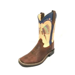 CHILDREN'S GIRLS SQUARE TOE POCONO WESTERN BOOTS 292-30K-CTR