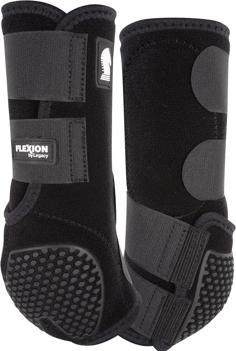 Classic Equine Flexion Legacy2 Support Boots-Hind Black