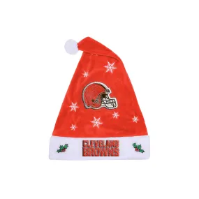 Cleveland Browns Embroidered Santa Hat