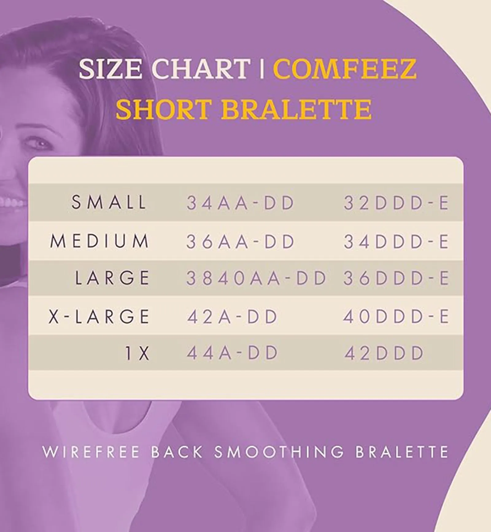 Comfeez Wirefree Bralette Nude - Shapeez Beneficial for Smoothing in Back.