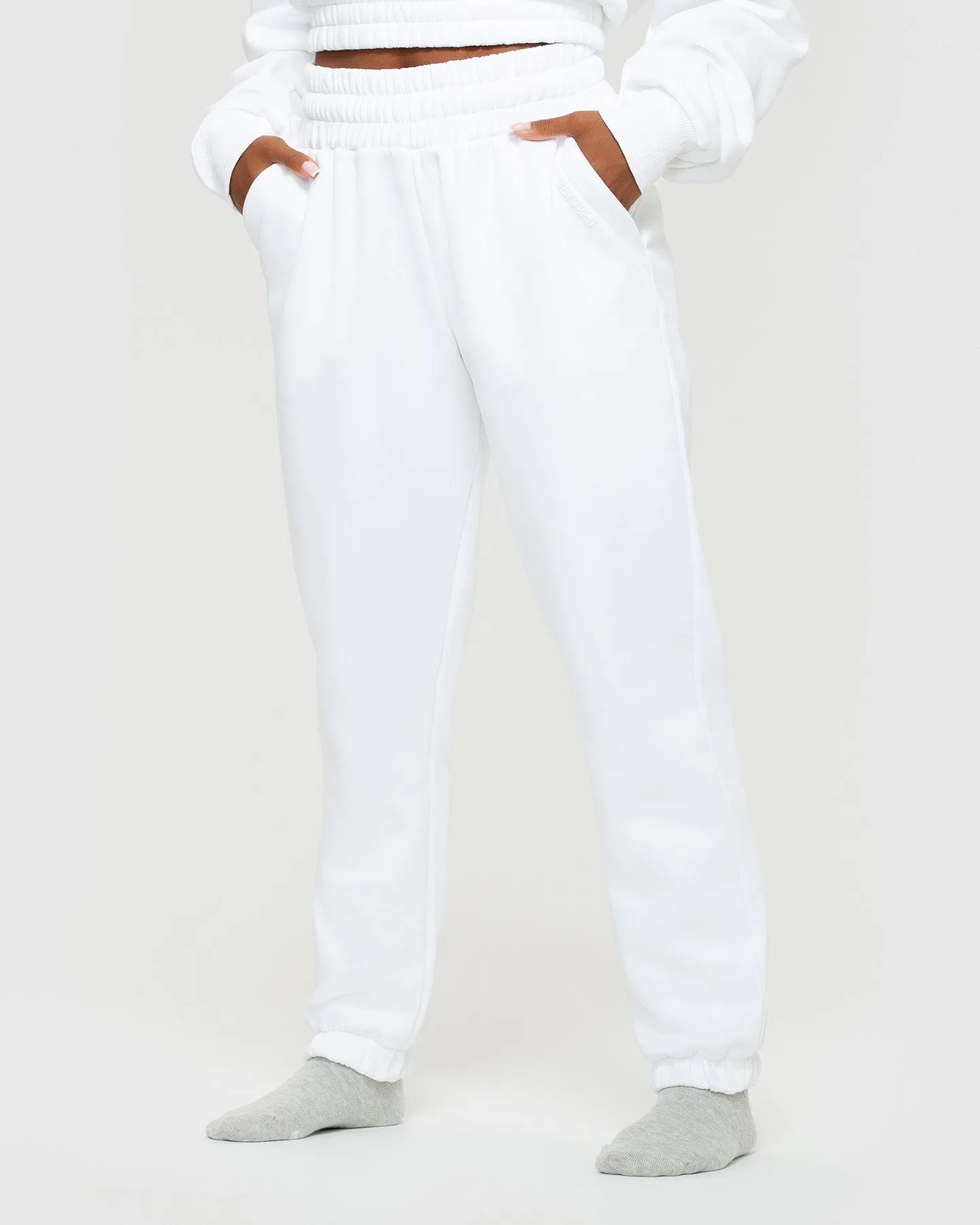 Comfort Oversized Joggers | White