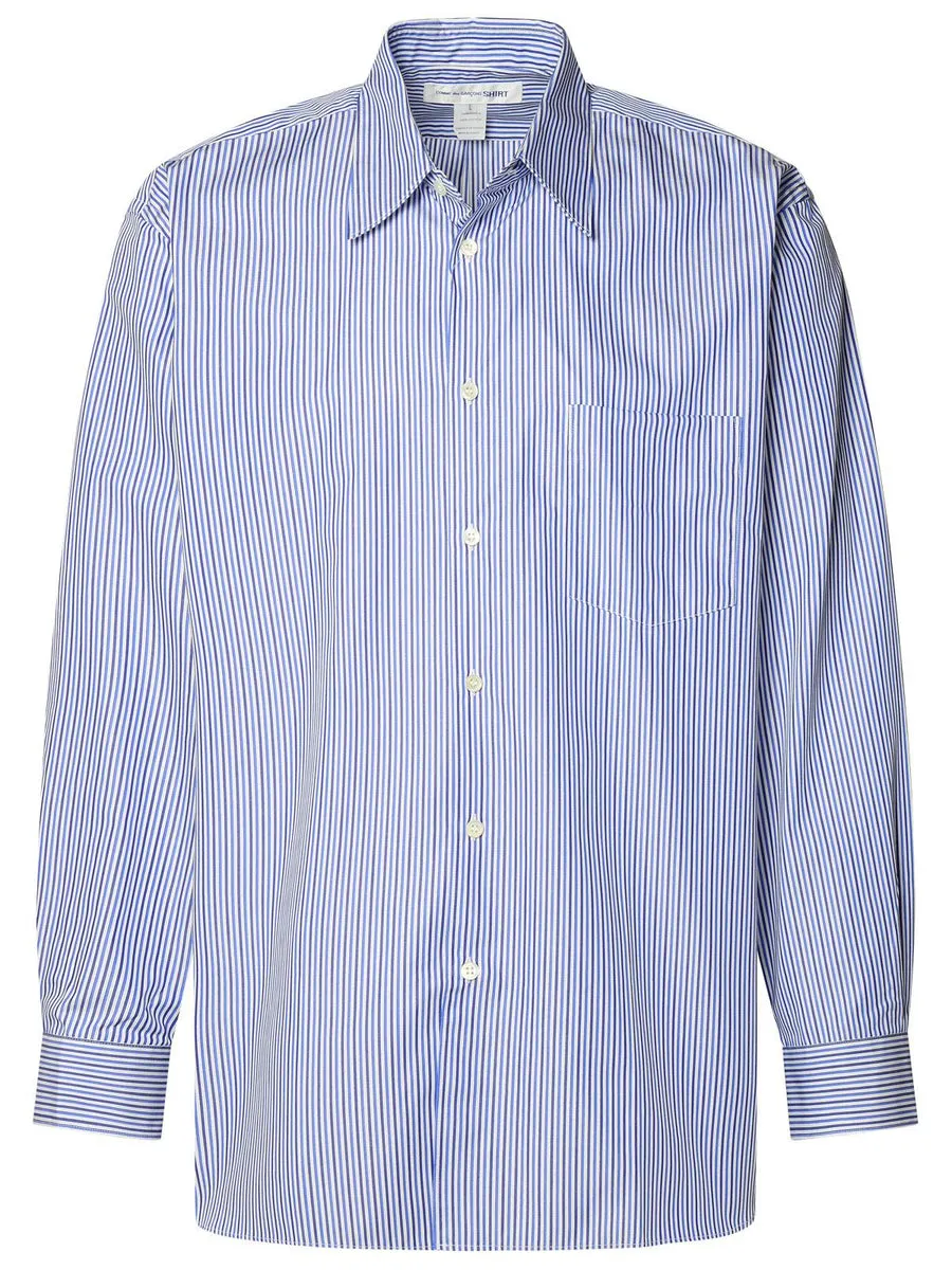 Comme Des Garçons Shirt    Comme Des Garçons Shirt Light Blue Cotton Shirt