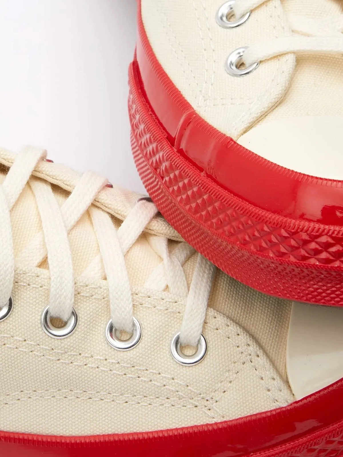 Converse Low 'Chuck Taylor' Sneaker Red Sole - White