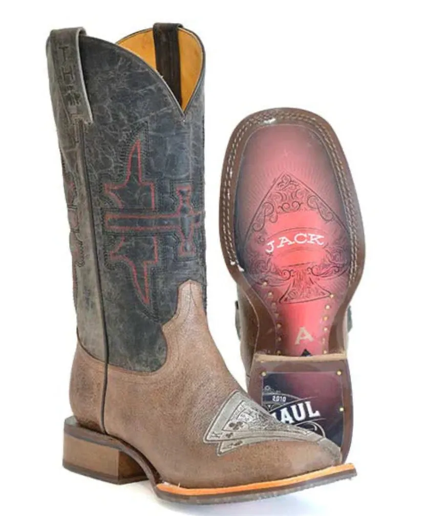 Cowboy Boots for Men - Tin Haul Blackjack Collection