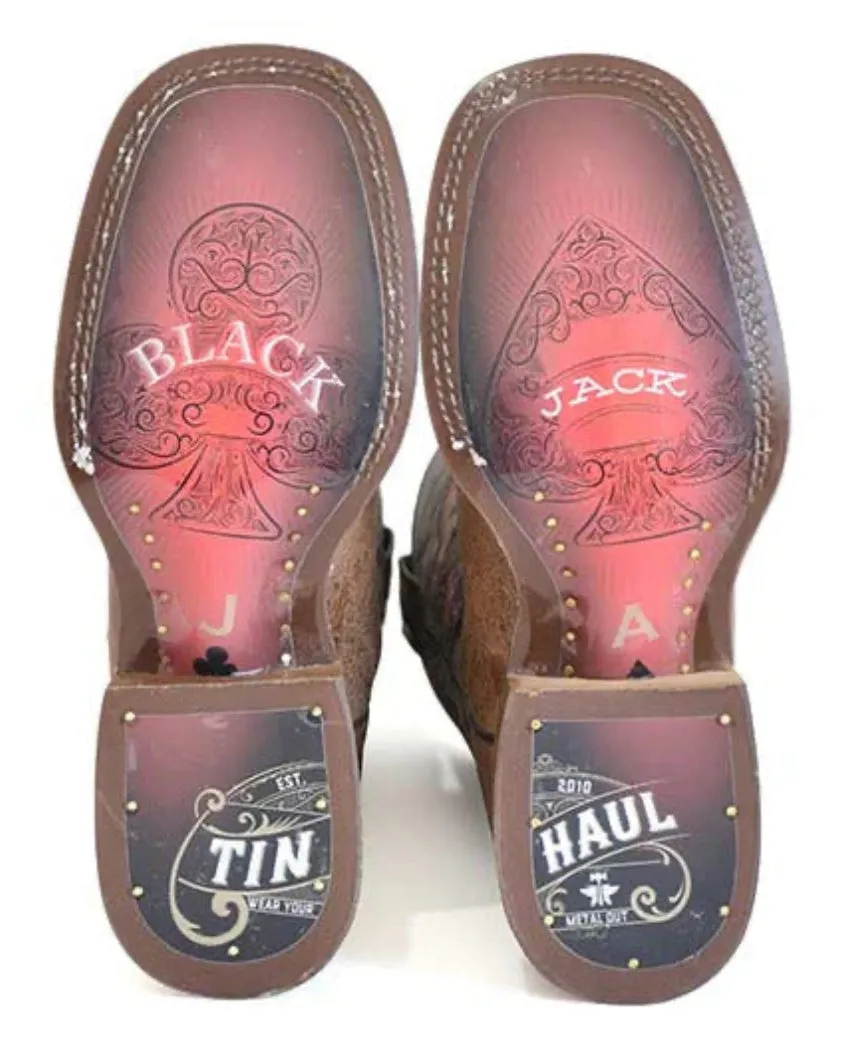 Cowboy Boots for Men - Tin Haul Blackjack Collection