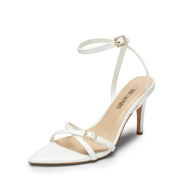 Criss-Cross Stiletto Heel Sandals