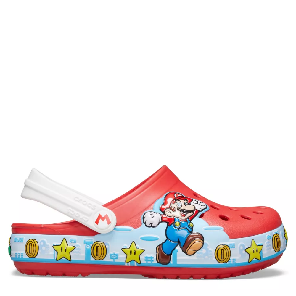 CROCS  BOYS LITTLE-BIG KID SUPER MARIO OFF COURT CLOG