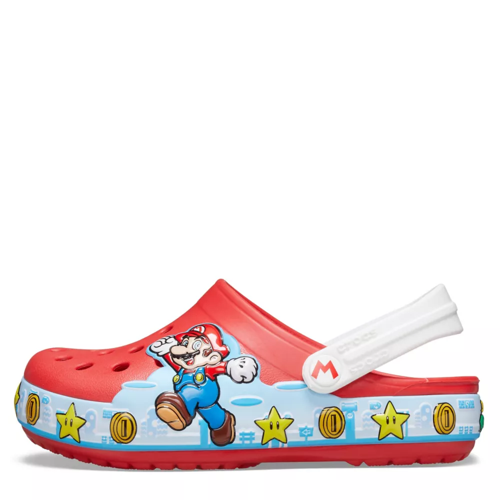 CROCS  BOYS LITTLE-BIG KID SUPER MARIO OFF COURT CLOG