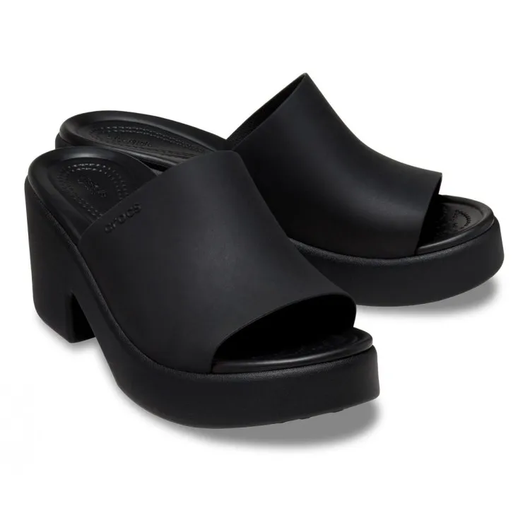 Crocs Classic 209408 Brooklyn Slide Heel Women's Black Shoes