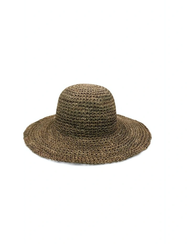 Cue Floppy Hat in Seagrass