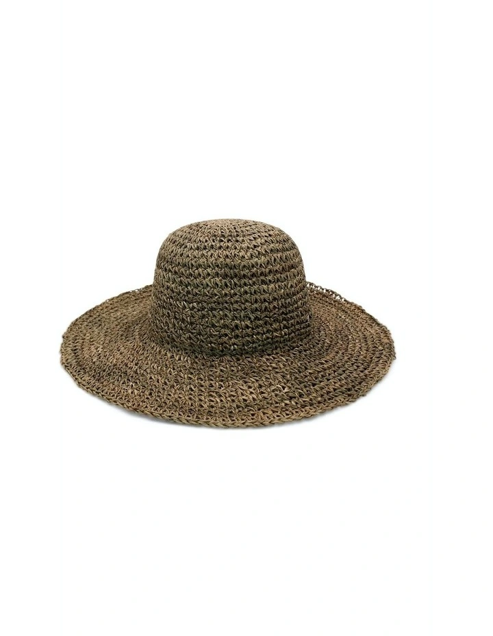 Cue Floppy Hat in Seagrass