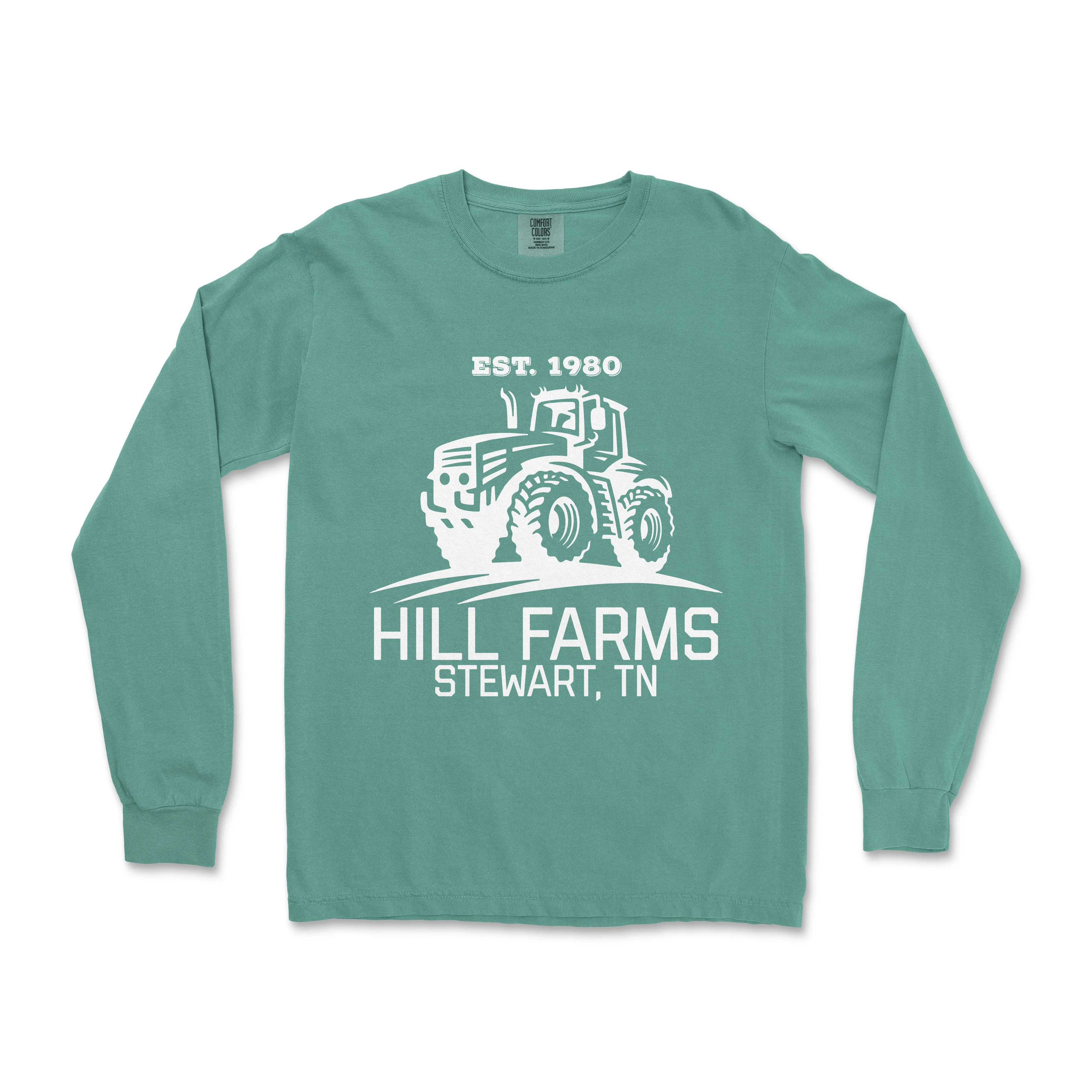 CUSTOM FARM TRACTOR LONG SLEEVE SHIRT F1