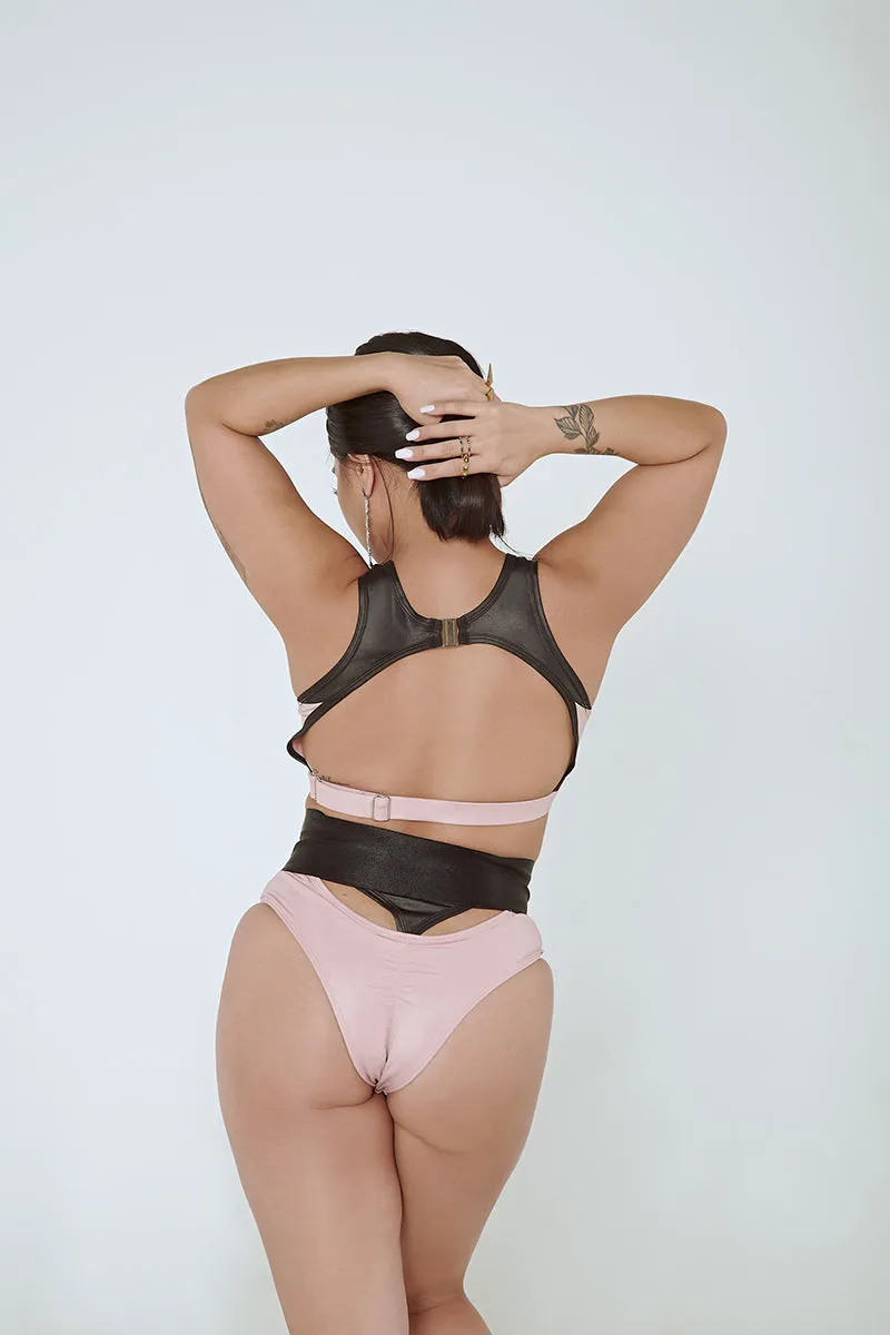 CXIX I Slay Sports Pink/Black Bra