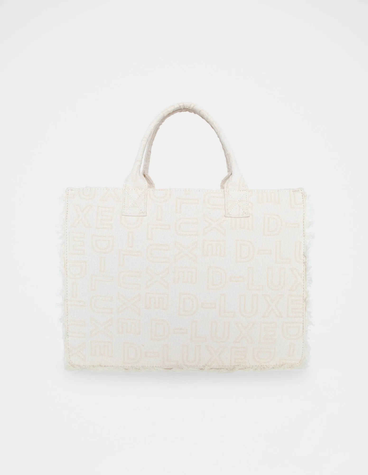 D-Luxe Scattered Logo Tote Bag