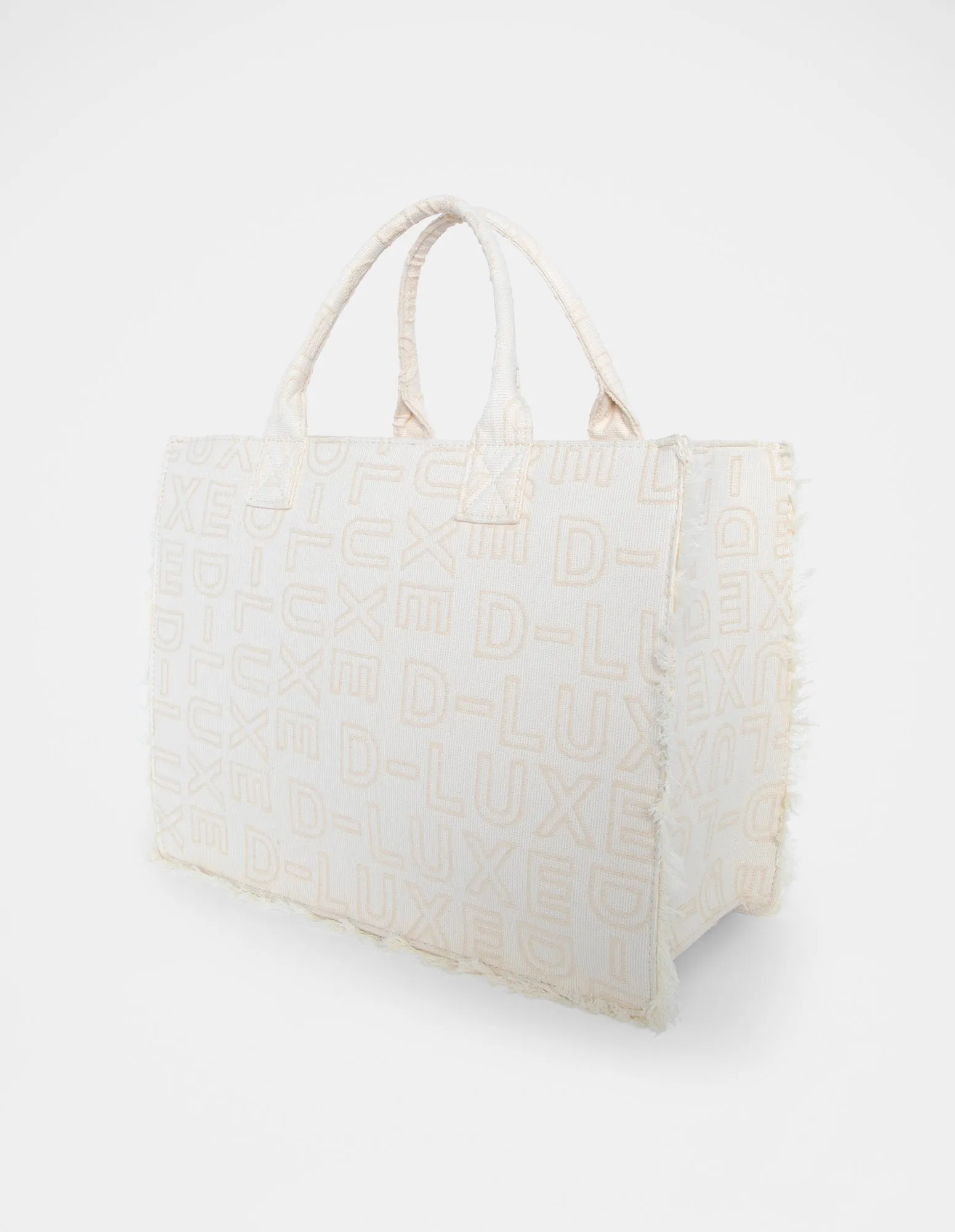 D-Luxe Scattered Logo Tote Bag