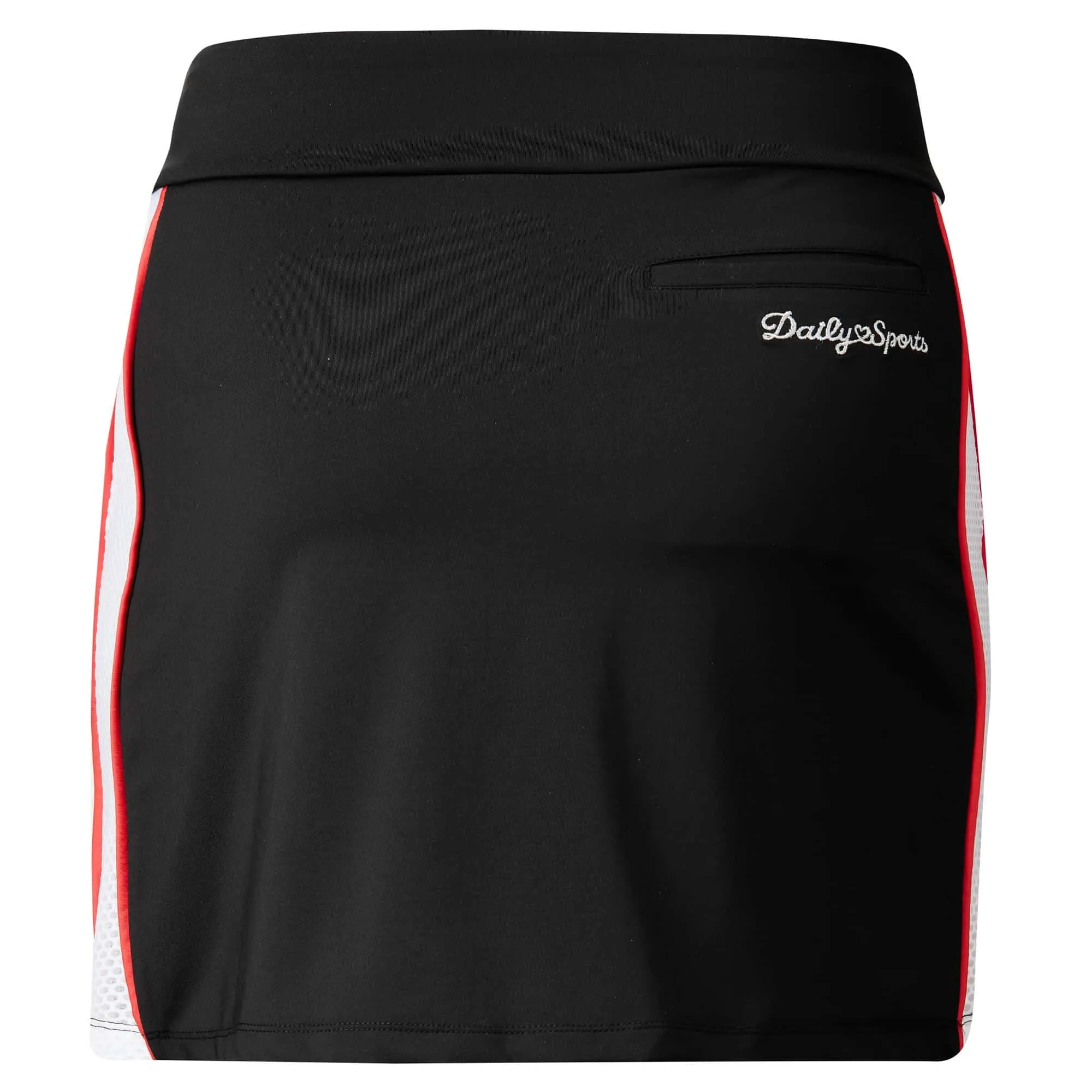 Black Ladies Golf Skort 45cm