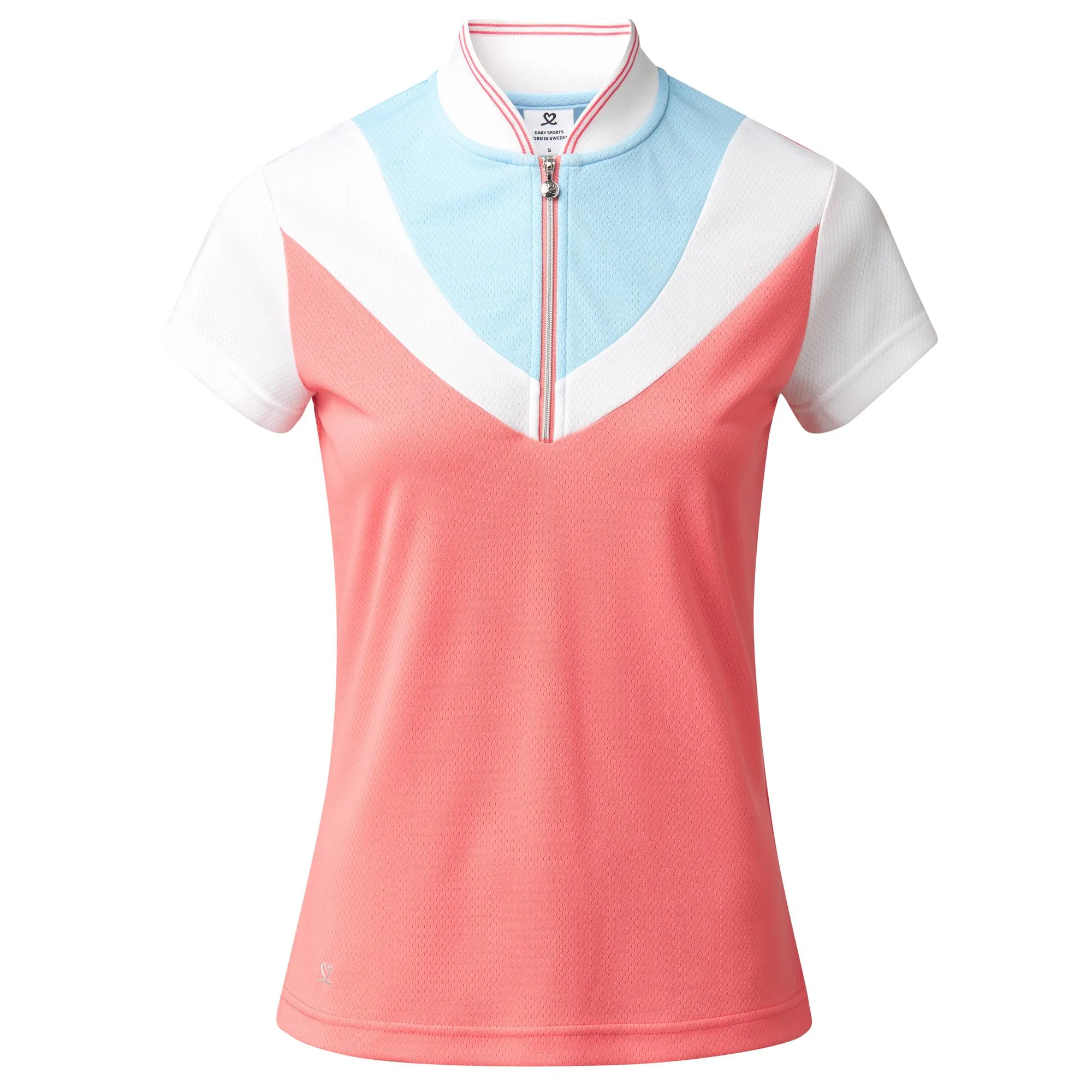 Coral Ladies Golf Polo Shirt