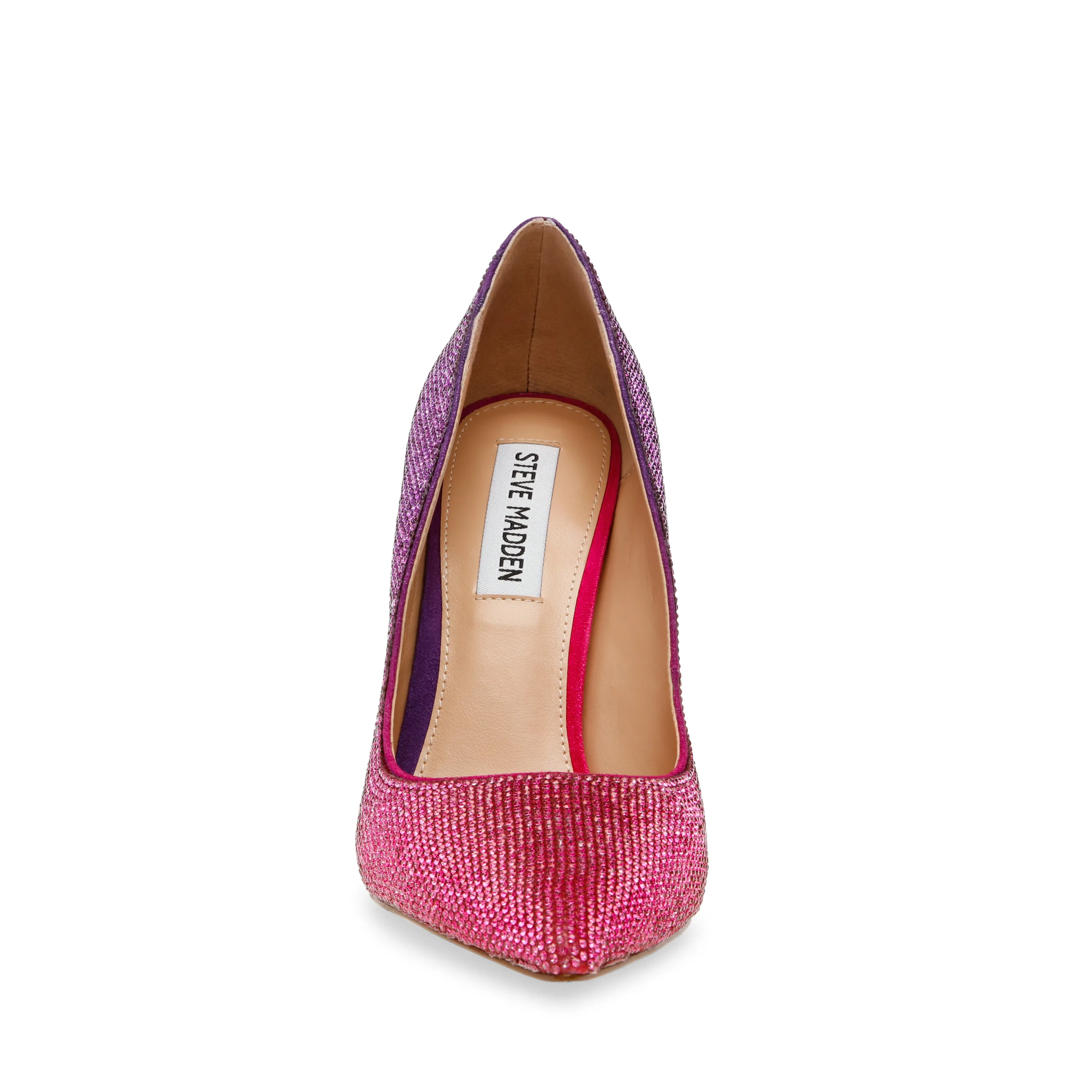 Daisie-R Heel Shoes Purple and Fuchsia