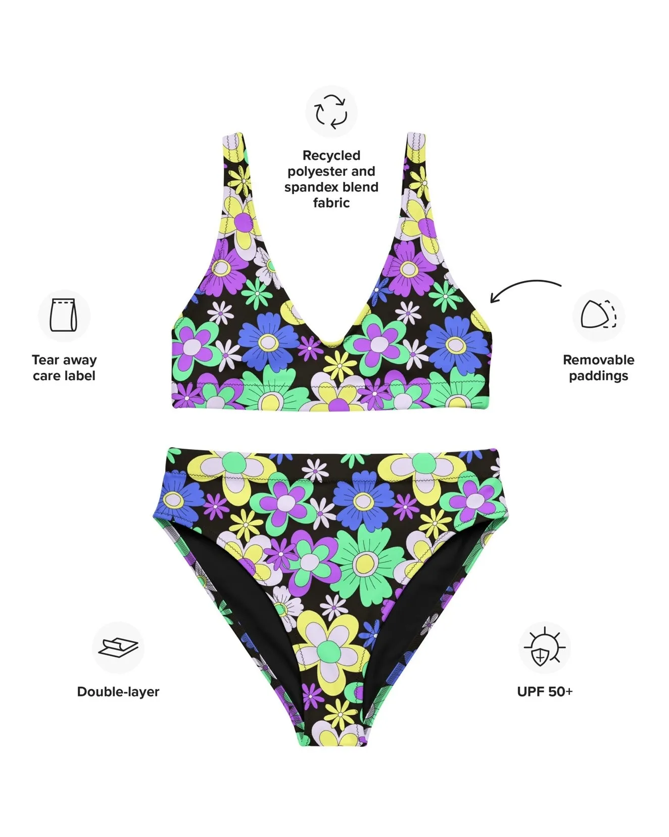 Daisy Print Bralette