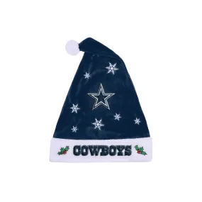 Dallas Cowboys Embroidered Santa Hat