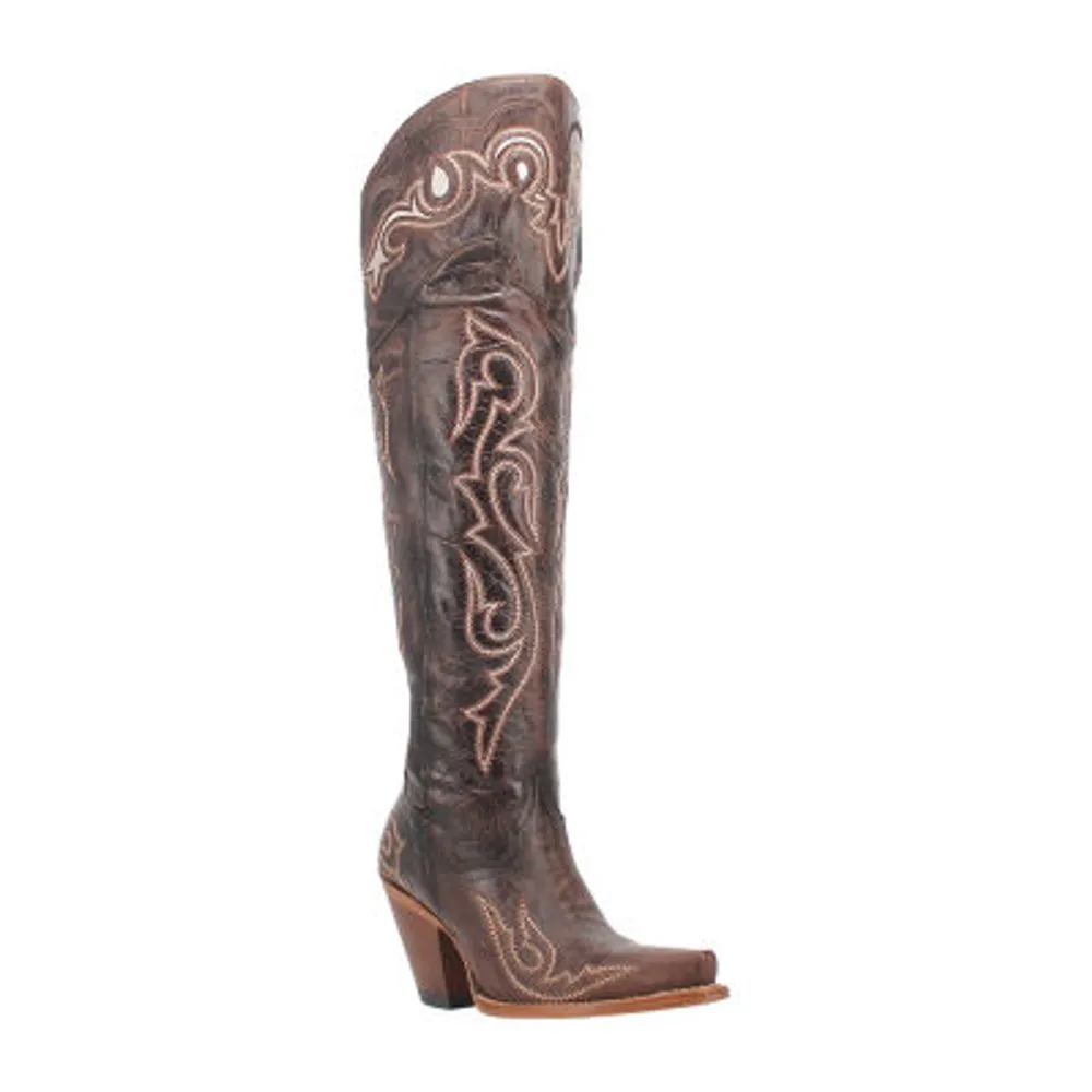 Dan Post Womens Kommotion Block Heel Cowboy Boots