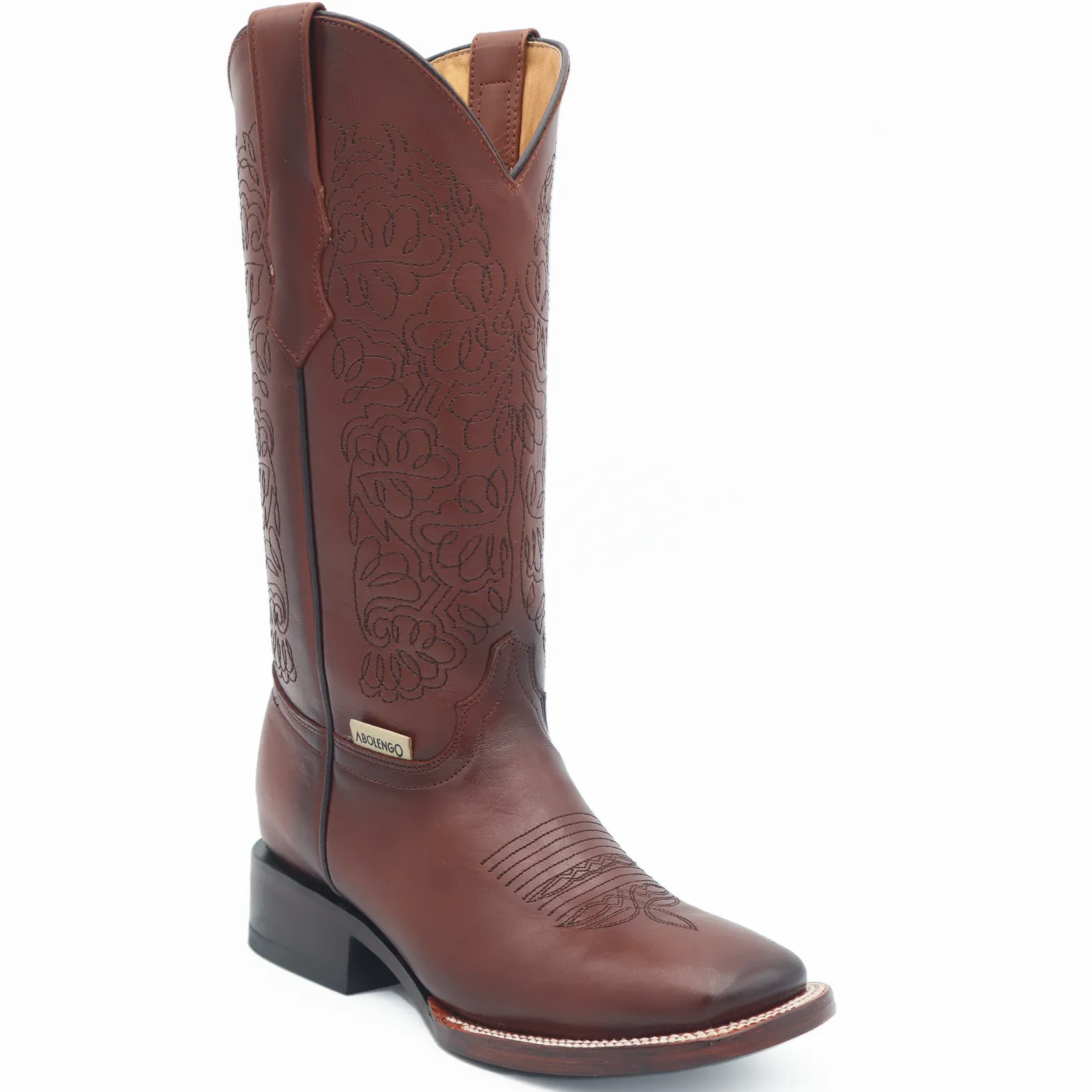 Danna Burgundy Cowgirl Boots