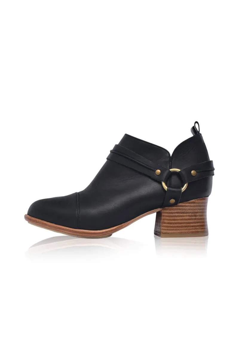 Dark Brown Dasha Low Ankle Boots