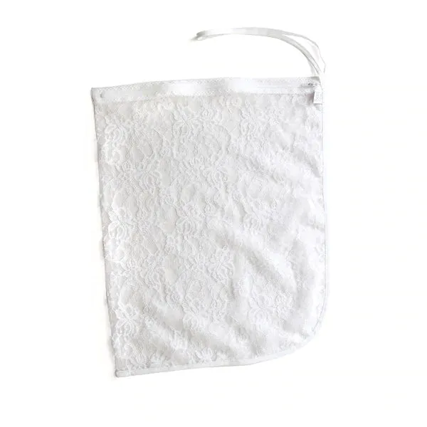 Delicate White Lace Intimate Apparel Washing Bag.