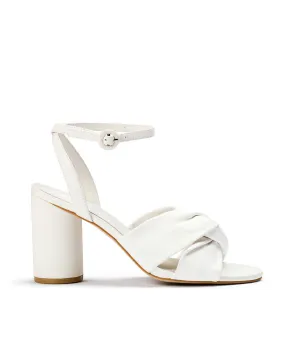 Destiny Ivory Leather Wedding Sandals - Clearance Final Sale