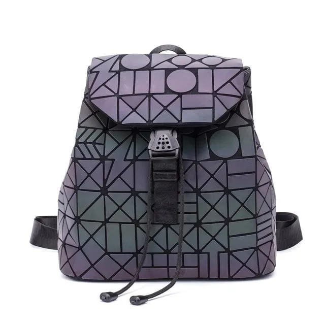 Holographic Sequin Small Backpack for Teenage Girls