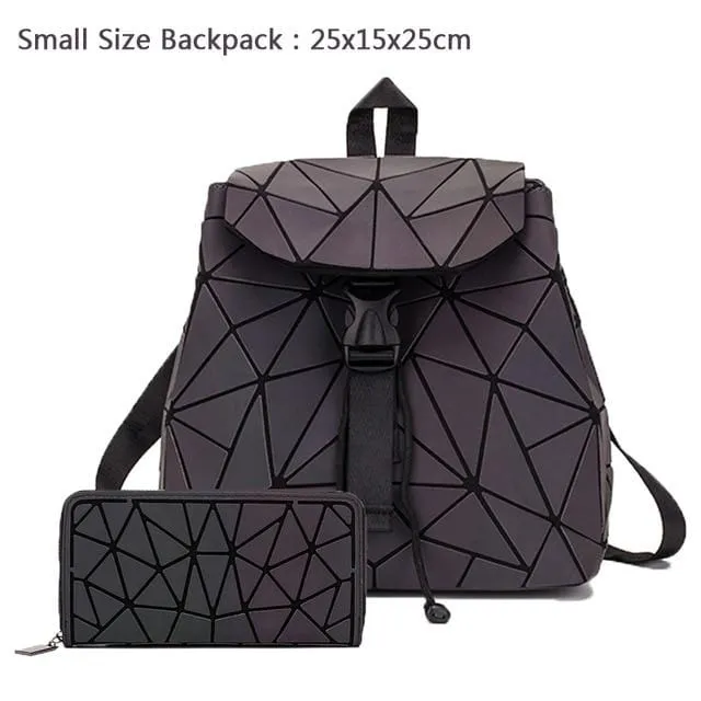 Holographic Sequin Small Backpack for Teenage Girls