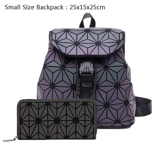 Holographic Sequin Small Backpack for Teenage Girls