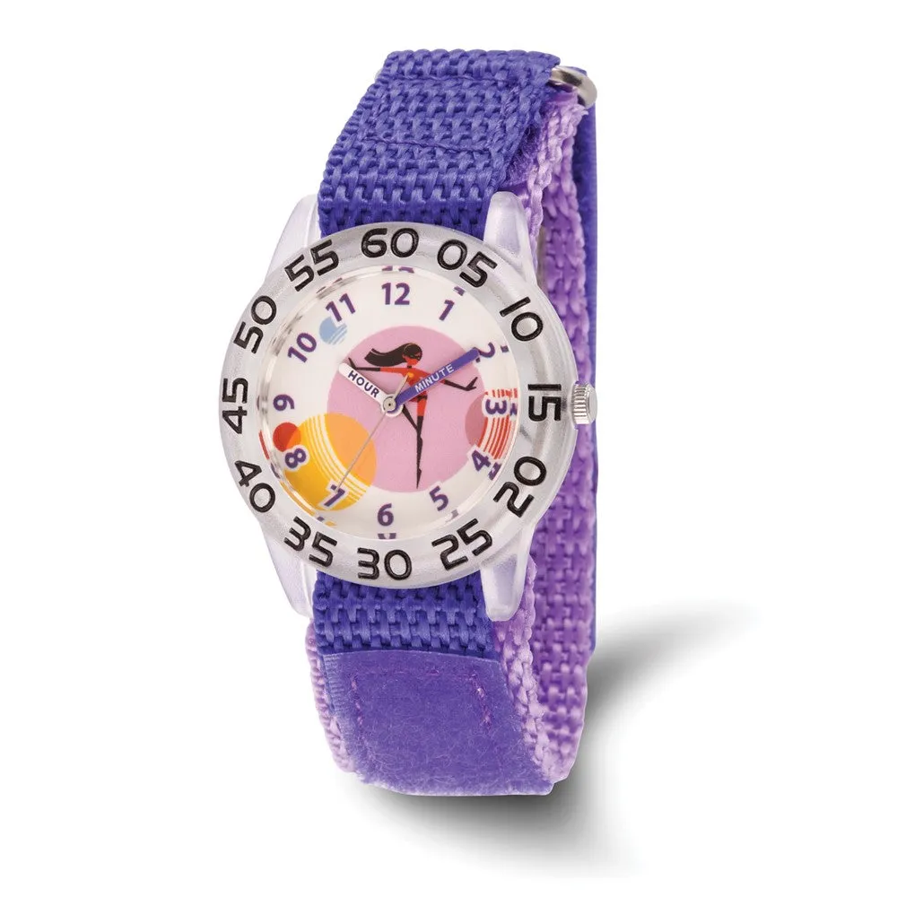 Disney Incredibles 2 Time Teacher Watch Purple Nylon - Daughter Boys