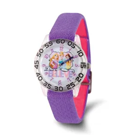 Disney princess purple watch for girls with stretch band